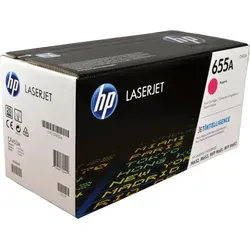 HP Toner CF453A 655A magenta - Original Toner für HP Drucker, hohe Kapazität von ca. 10.500 A4-Seiten, ideal für große Druckvolumen und brillante Farbergebnisse.