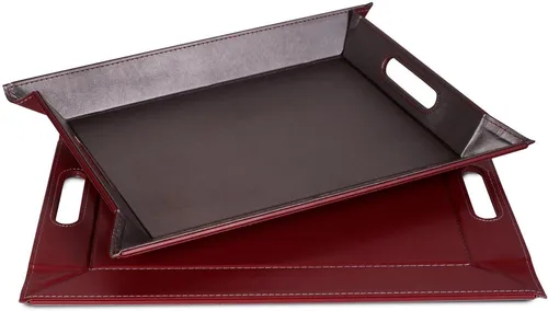 freeform Tablett DUO - 2-farbiges Wendetablett - Tablett und Tisch-Set in einem, wendbar und pflegeleicht. Ideal für vielseitige Nutzung und platzsparend verstaut.