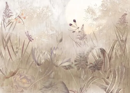 Komar Vlies Fototapete Dragonfly Pond 350 x 250 cm von Komar