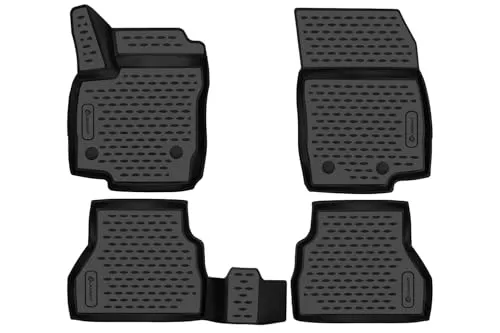Element 3D Gummimatten Set passend für Ford B-MAX | 2012-2018 | 100% passgenaue Auto Fußmatten, robuste Universal Fußmatte Auto, Gummimatten Auto, Auto Fussmatten Gummi
