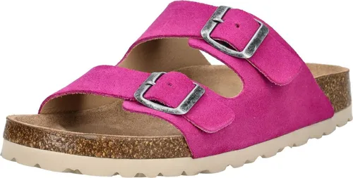 COSMOS Comfort Pantoletten Leder Pantolette rosa 36 EU - Pantoletten in Größe 36, aus hochwertigem Leder, mit 3 cm Blockabsatz für optimalen Komfort und einen lässigen Look.