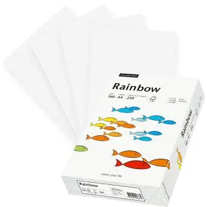 Papyrus Kopierpapier Rainbow 88042209, A4, 160g/qm, weiß, 250 Blatt