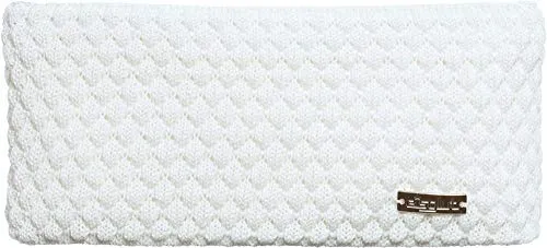 Eisglut Damen Minal Merino Stirnband, Weiß, one Size in weiß von Eisglut