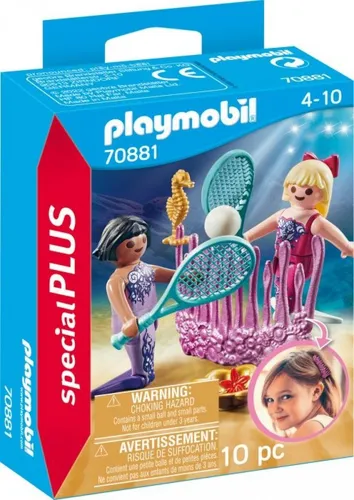 Playmobil Special Plus 70881 Nixen beim Spielen Tennisschläger Einsteckkamm NEU