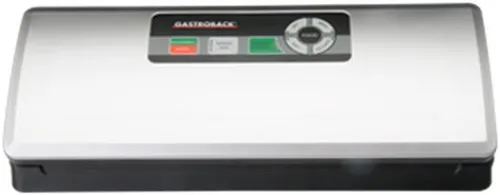 Gastroback Vakuumierer Design Vakuumierer Plus 46008 - 120W, vollautomatisch und inkl. 10 Folienbeutel für frische Lebensmittel