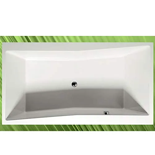 Badewanne QUEST 180x100cm, Acryl in weiß komplett mit Wannenfüssen