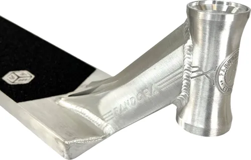 Ethic DTC Pandora Stunt-Scooter Deck 52,5cm Silber - Cityroller mit hochleistungsfähigem Aluminium-Deck, ultra leicht (1,383kg) und extrem wendig – ideal für Street-Action und Tricks!