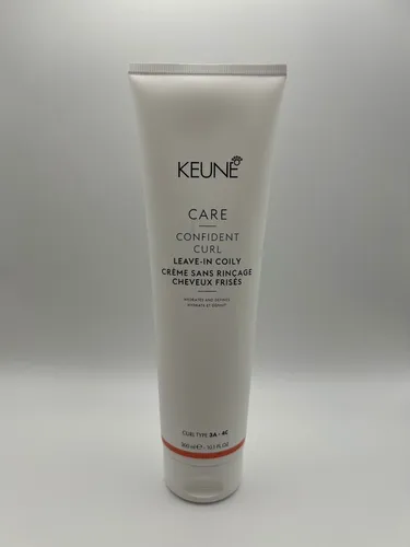 Keune Care Confident Curl Leave-In Coily 300ml - Leave-In Pflege für lockiges und welliges Haar, spendet intensive Feuchtigkeit, paraben- und sulfatfrei, ideal für gesunde Locken.