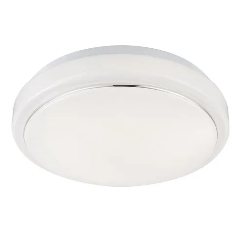 GLOBO LIGHTING LED Deckenleuchte rund, dimmbar - Moderne Deckenleuchte aus Aluminium mit warmweißem Licht. Ideal für Wohnräume, dimmbar in vier Helligkeitsstufen über Wandschalter. Perfekte Lichtgestaltung für jeden Raum!