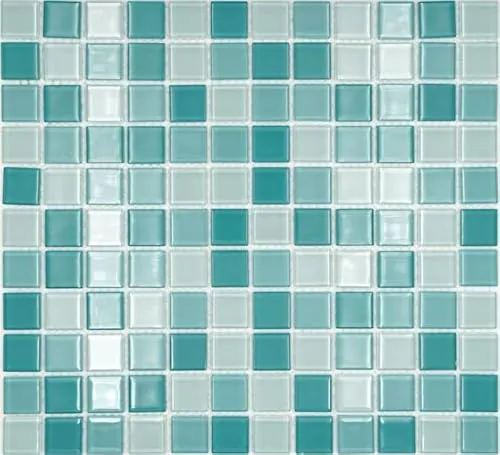 Mosaik Fliesen Glasmosaik grün türkis mint BAD WC Küche WAND Mosaikplatte MOS62-0602