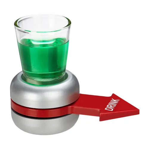 Trinkspiel spin the shot Saufspiel mit Pfeil Gesellschaftsspiel für Erwachsene