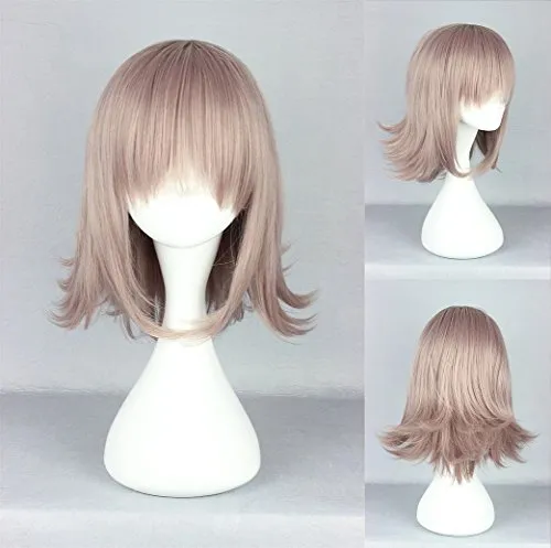 Ladieshair Cosplay Perücke Danganronpa - Nanami chiaki hellbraun 35cm
