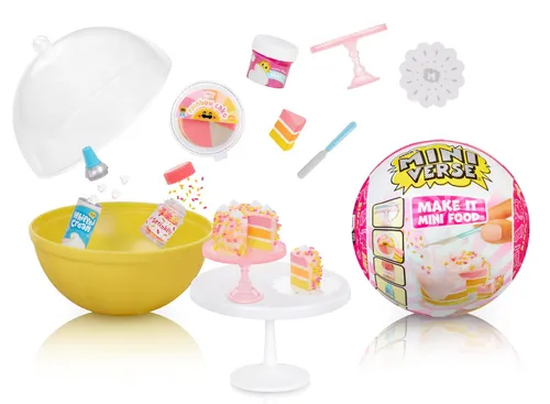 MGA ENTERTAINMENT Kreativset MGA's Miniverse - Make It Mini Foods: Diner Series 3A - Kreativkästen für Mini-Food-Liebhaber! Bastle detailreiche Mini-Gerichte und lasse sie im Sonnenlicht aushärten. Fördert Geschicklichkeit und Kreativität.