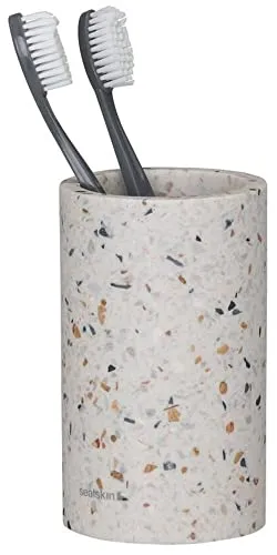 Sealskin Blend Zahnputzbecher Terrazzo, B x H x T: 70 x 120 x 70 mm
