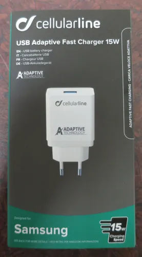 USB Schnell Ladegerät Samsung CELLULARLINE Netzteil 15W