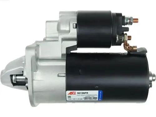 Anlasser Drehrichtung im Uhrzeigersinn S0186PR AS-PL für ALFA ROMEO FIAT LANCIA - Hochwertiger Anlasser von AS-PL für ALFA ROMEO, FIAT und LANCIA, 12V Spannung und 9 Zähne für zuverlässigen Motorstart.