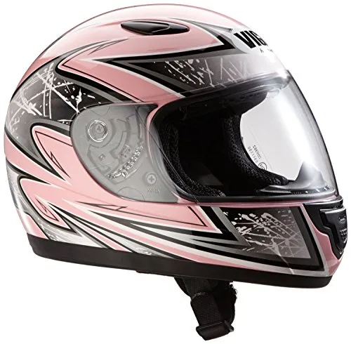 Kinder Motorradhelm pink HL808 - XS in pink von protectWEAR