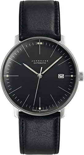 JUNGHANS max Bill Herren-Automatikuhr mit Saphirglas von Junghans