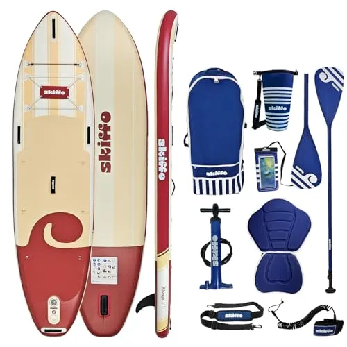Skiffo Rivage Lava 11.0 SUP Board 2in1 Kajak Set