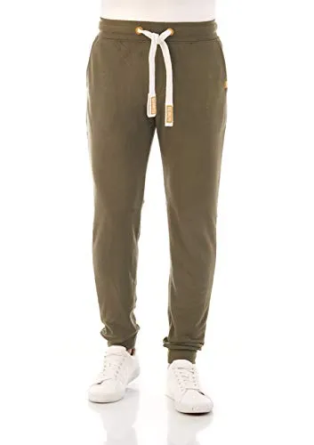 riverso Jogginghose Herren lang RIVTim Slim Fit Sporthose Trainingshose Freizeithose Grün 4XL, Größe:4XL, Farbe:Ivy Green (12400)
