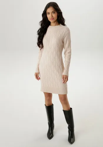 Strickkleid ANISTON SELECTED, Damen, Gr. 36, Beige von Aniston