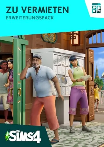 Die Sims 4 Zu vermieten (EP15) PCWin | Box-Code | Deutsch - Games: Vermiete Wohnungen und verwalte Immobilien in einer neuen, kreativen Welt voller Möglichkeiten! Erlebe das Leben deiner Sims und ihre Nachbarn hautnah.
