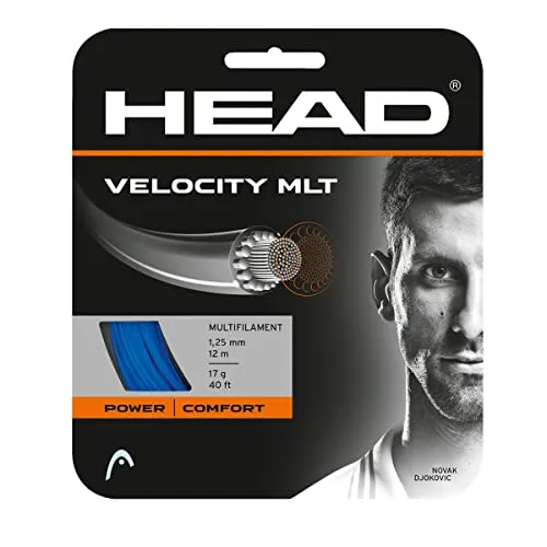 HEAD Velocity Mlt Set Tennis-Saite, Blau, 1.25 Mm / 17 g von HEAD