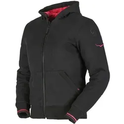 Furygan Luxio Evo Damen Zip Hoodie, schwarz-pink, Größe L in pink von Furygan