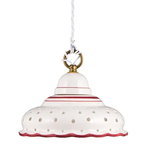 Helios Leuchten Pendelleuchte in rot von Helios Leuchten