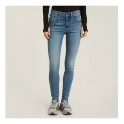G-STAR RAW Damen Lhana Skinny Jeans – Hoher Bund - Eng anliegende Jeans mit hohem Bund und 5 praktischen Taschen. Ideal für einen stylishen Look, der perfekten Sitz bietet und die Figur betont.