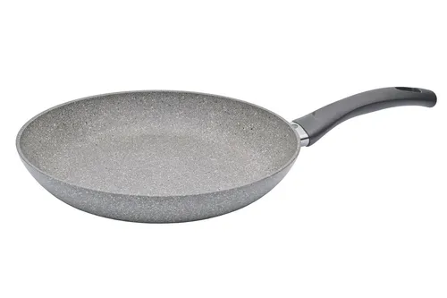 Ballarini Ferrara Granitium FERG5F0.20U Bratpfanne 20 cm - Pfanne für alle Herdarten mit 40-mal haltbarer Antihaftbeschichtung, ideal zum fettfreien Kochen. Inklusive Thermopoint-Temperaturanzeige für effizientes Braten.