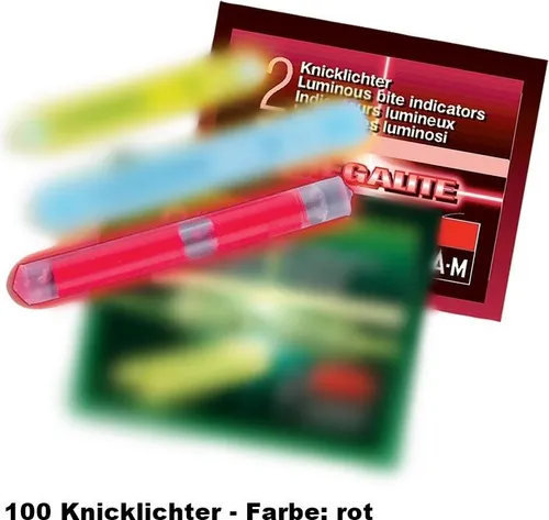 DAM CHEMICAL LIGHT 4.5x39MM 2PCS RED 50er Pack