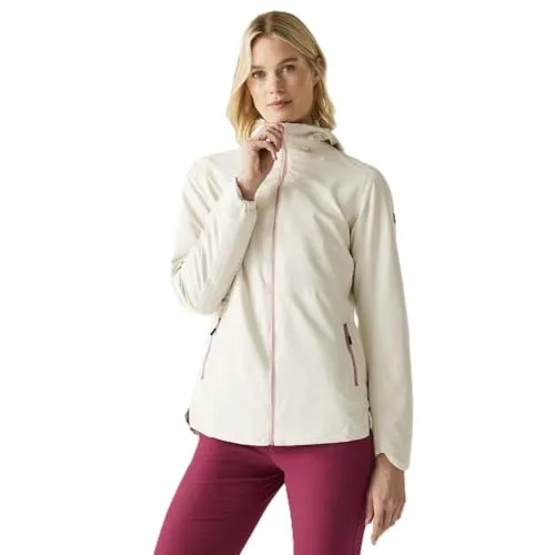 Regatta Hamara Damen Outdoor-Aktivjacke, wasserdicht und atmungsaktiv für Abenteuer - Diese strapazierfähige Outdoor-Jacke aus recyceltem Polyester bietet optimalen Schutz bei jedem Wetter. Ideal für Wandern und Camping, mit verstellbarer Kapuze und elastischen Bündchen für perfekten Sitz.