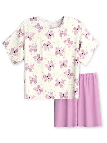 CALIDA Kids Kurz-Pyjama Kinder aus Bio-Baumwolle - Hochwertiger Kurz-Pyjama für Kinder, gefertigt aus weicher Bio-Baumwolle für hohen Tragekomfort. Atmungsaktiv und pflegeleicht, ideal für erholsame Nächte. OEKO-TEX zertifiziert für geprüfte Qualität und Langlebigkeit.