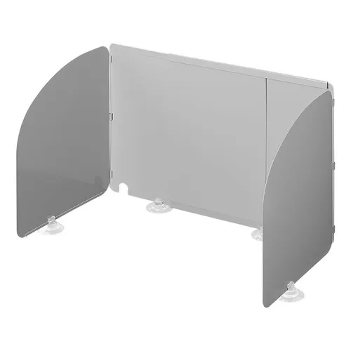 Koch-Windschutz 3-teilig Stahl faltbar + ausziehbar 32/62 x 28,5 x 25 cm