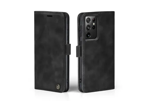 Produktbild Tec-Expert Handyhülle Tasche Hülle für Samsung Galaxy S21 Ultra 5G 6.8 Zoll, 6.8, Cover Klapphülle Case mit Kartenfach Fliphülle aufstellbar