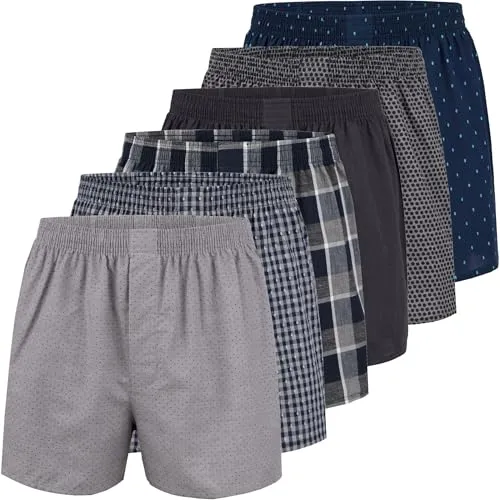 City Life Herren Boxershorts 3er, 6er, 9er Pack - S-4XL, Farbe: D01, Größe: S - Hautfreundliche 100% Baumwolle für ganztägigen Komfort. Ergonomischer Sattelschnitt sorgt für perfekten Sitz und Bewegungsfreiheit. Praktische Mehrfachpacks bieten Qualität zu einem attraktiven Preis.
