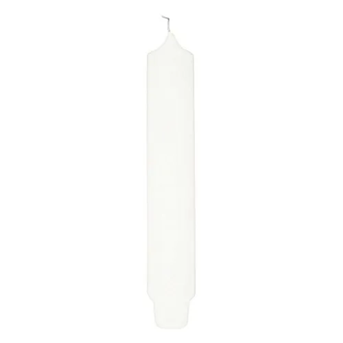 Fink Candle, getauchte Stabkerze, Paraffin, weiß, L. 3 cm, B. 3 cm, H. 25 cm