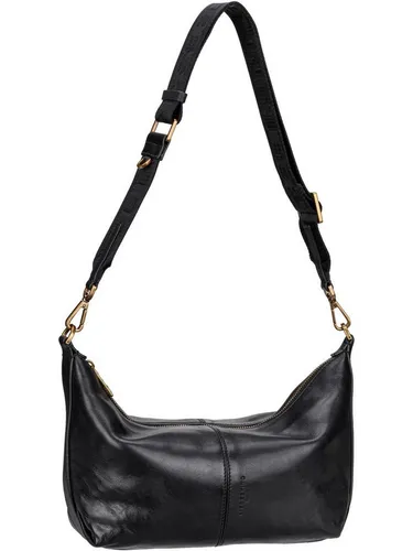 Liebeskind Berlin Schultertasche Paris, Black - Schultertasche aus 100% Schafsleder, mit abnehmbarem und stufenlos verstellbarem Schulterriemen, ideal für stilbewusste Frauen.