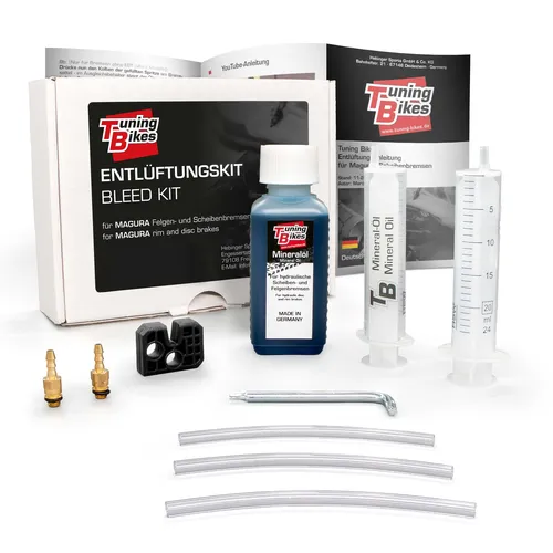 TB Professionelles Entlüftungskit / Servicekit für Magura Bremsen mit Mineralöl