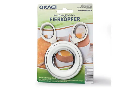 Eierköpfer Edelstahl - Perfekter Eieröffner für Ihr Frühstücksei - Eierbecher aus hochwertigem Edelstahl, langlebig und stilvoll für ein elegantes Frühstückserlebnis.