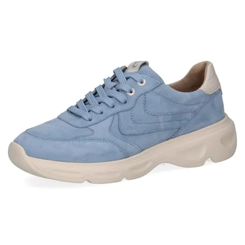 Caprice Sneaker Blau 40 EU - Bequeme Sneaker in Größe 40, ideal für den Alltag. Aus hochwertigem Leder mit schnürbarem Design für optimalen Halt und Stil.