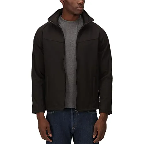 Uproar Softshell Jacket XXL, Schwarz/Schwarz - Bequeme Softshell-Jacke aus warmem Stretch-Material. Ideal für den täglichen Einsatz und kombinierbar mit anderen Jacken. Langlebig und wasserabweisend für optimalen Schutz.