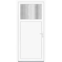Produktbild Panto Nebeneingangstür K201 ESG-Verglasung Weiß 98 cm x 198 cm DIN R