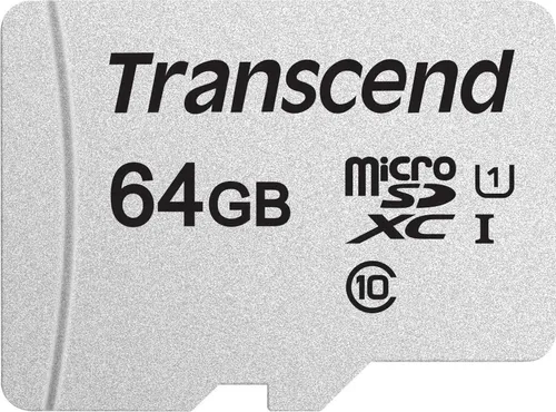 Transcend 300S Speicherkarte 64 GB - 64 GB Speicherkarten mit hoher Geschwindigkeit, ideal für schnelle Foto- und Videoaufnahmen, perfekt für Kameras und Smartphones.