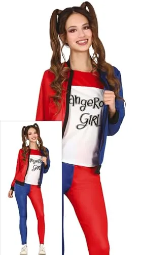 Produktbild FIESTAS GUIRCA Harley Super Bösewicht Kostüm für Damen