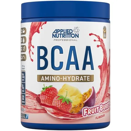 Applied Nutrition BCAA Pulver - Nahrungsergänzung aus Bcaas - Verzweigtkettige Aminosäuren, Amino Hydrat Intra Workout & als Energiegetränk zur Regeneration