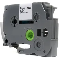 JetWorld Rot auf Weiß Band Brother Ersatz 6mm x 8m TZe-212 (TZE212, TZ212, TZ-212, AZE212, AZE-212)