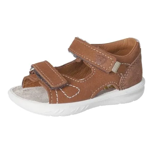 RICOSTA Jungen Sandalen CLAAS - Bequeme Outdoorsandalen für kleine Entdecker - Wanderschuhe: Hochwertige Sandalen mit Klettverschluss aus echtem Leder, ideal für Komfort und Passform beim Laufen im Freien.