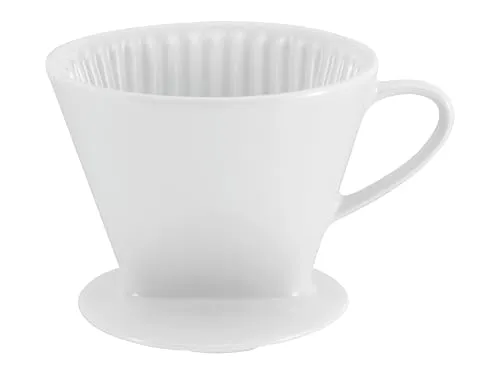CreaTable, 24598, Serie Nostalgie Kaffeefilter, Kaffeefilter aus Porzellan, spülmaschinengeeignet, Made in Europe